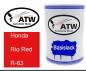 Preview: Honda, Rio Red, R-63: 500ml Lackdose, von ATW Autoteile West.